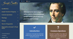 Desktop Screenshot of josephsmithspolygamy.org